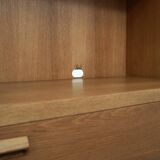 Ash bookcase, Danish design, 70's, production: Børge Mogensen