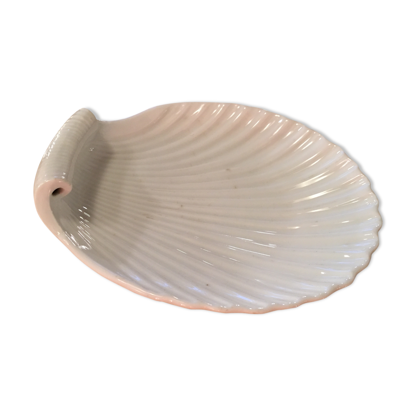 Coupelle faience blanche début XX
