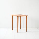 Small 1950s Scandinavian Coffee Table with Turned Legs