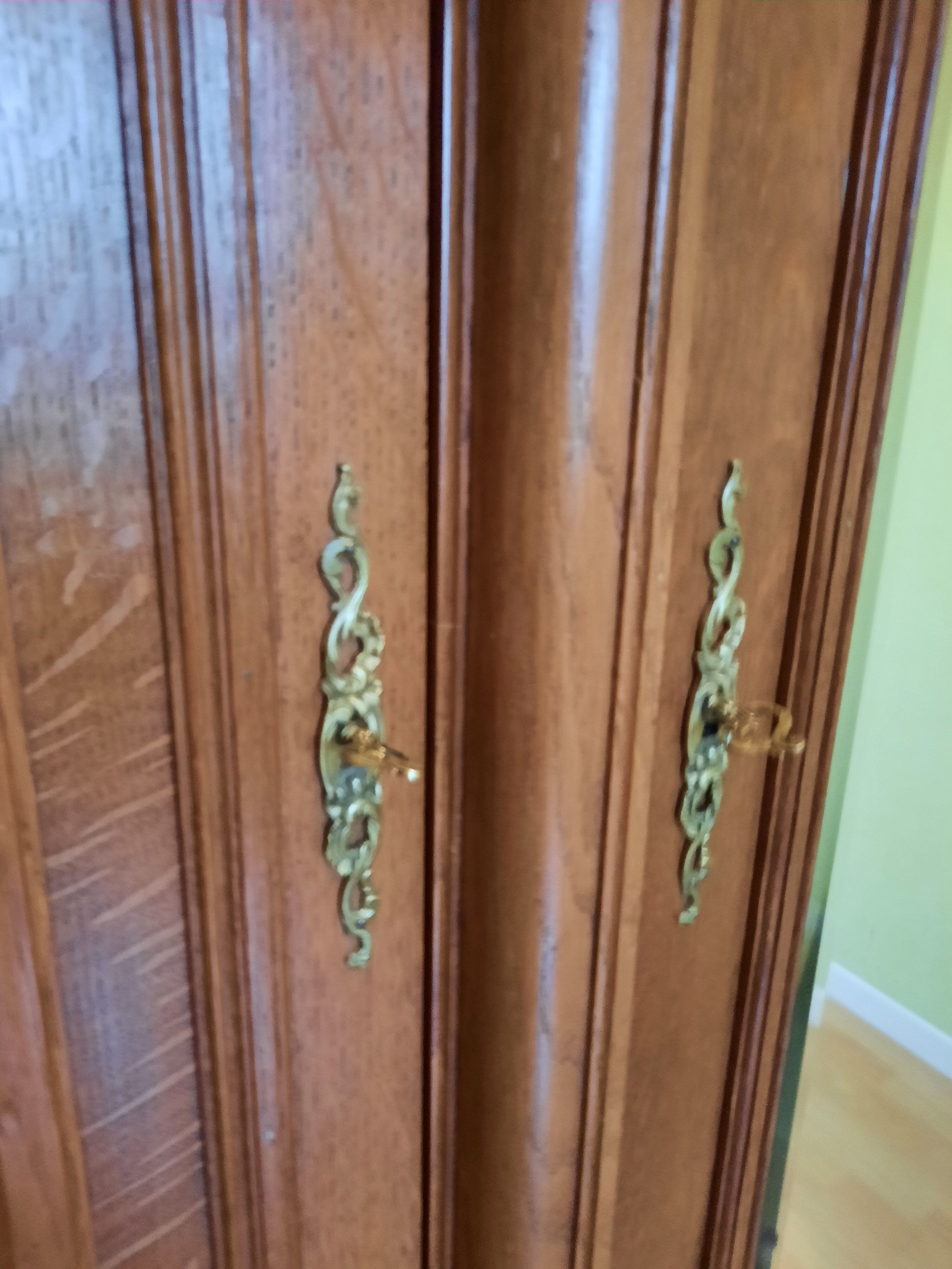 3-door art deco cabinet