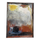 Abstract composition, oil on canvas signed Claude Bellanger.