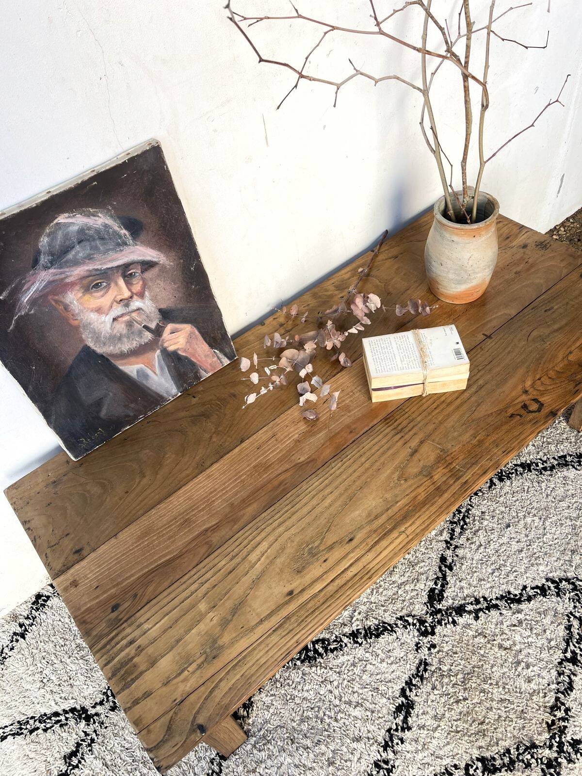 farmhouse coffee table with drawer