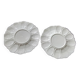 Pair of Limoges Giraud porcelain oyster dishes or large plates