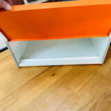 Vintage orange pop bread box 70'