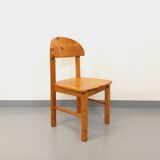Vintage Scandinavian Rainer Daumiller chair in pine from the 70s