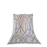 Beni Ouarain rug – Graphic elegance in natural wool