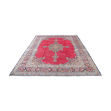 Tapis d'orient ancien fait main persan kachan 350 x 270cm