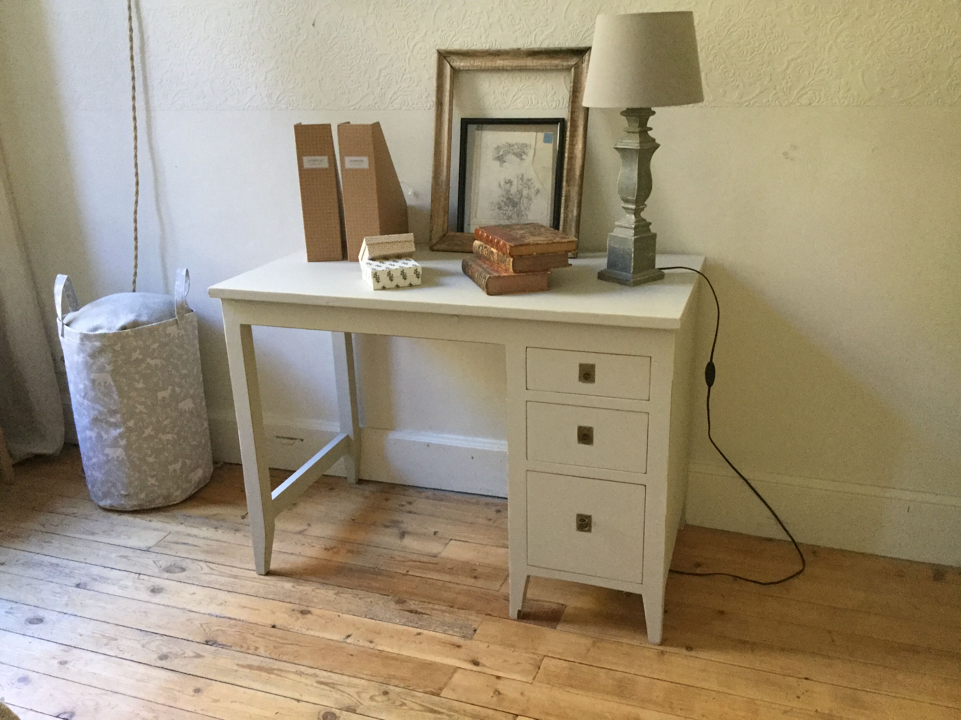 Old desk with drawers
