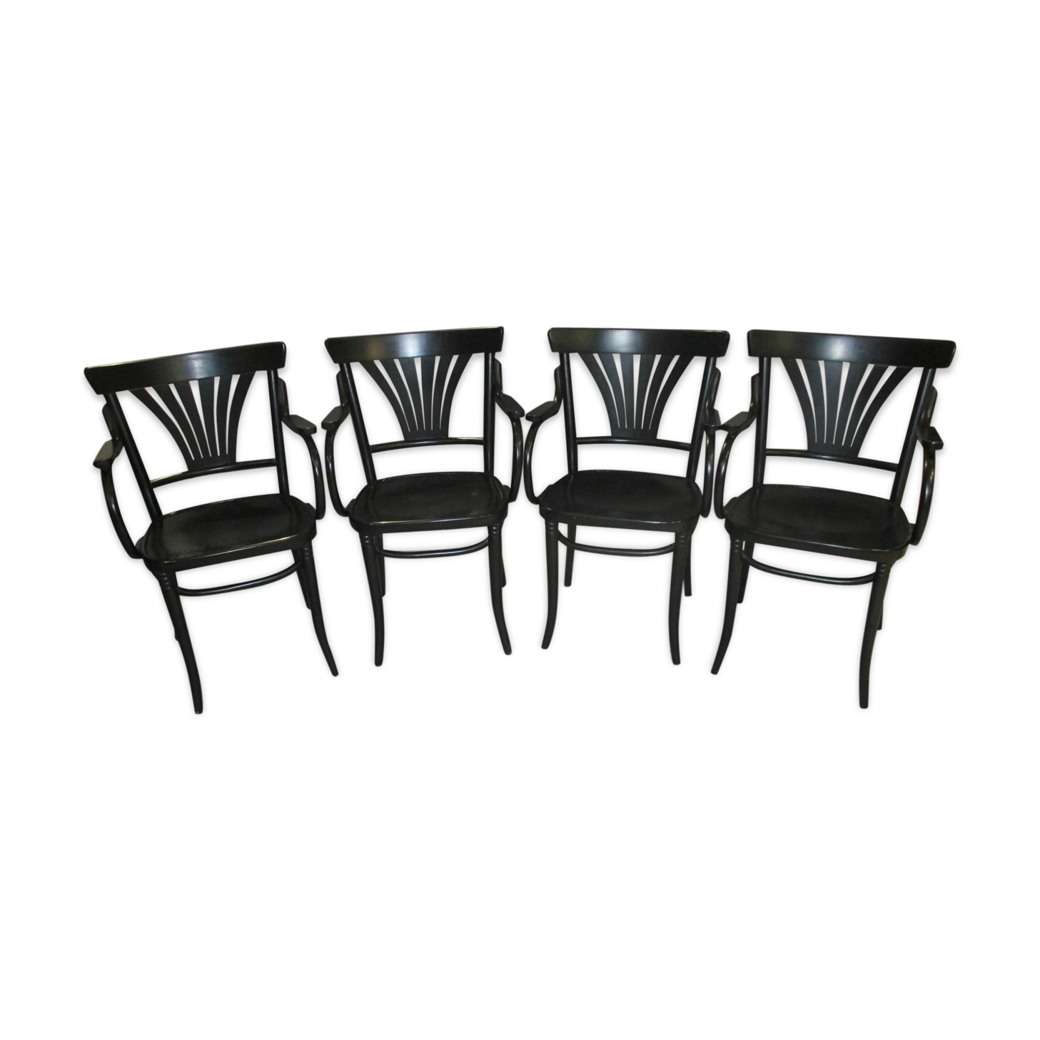 Set of 4 armchairs Bistro 1965