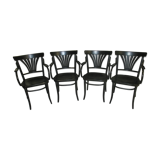 Set of 4 armchairs Bistro 1965
