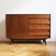 Vintage buffet U-458 by Jiří Jiroutek, Interior Prague, Czechoslovakia, 1972
