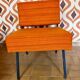 Vintage orange armchair