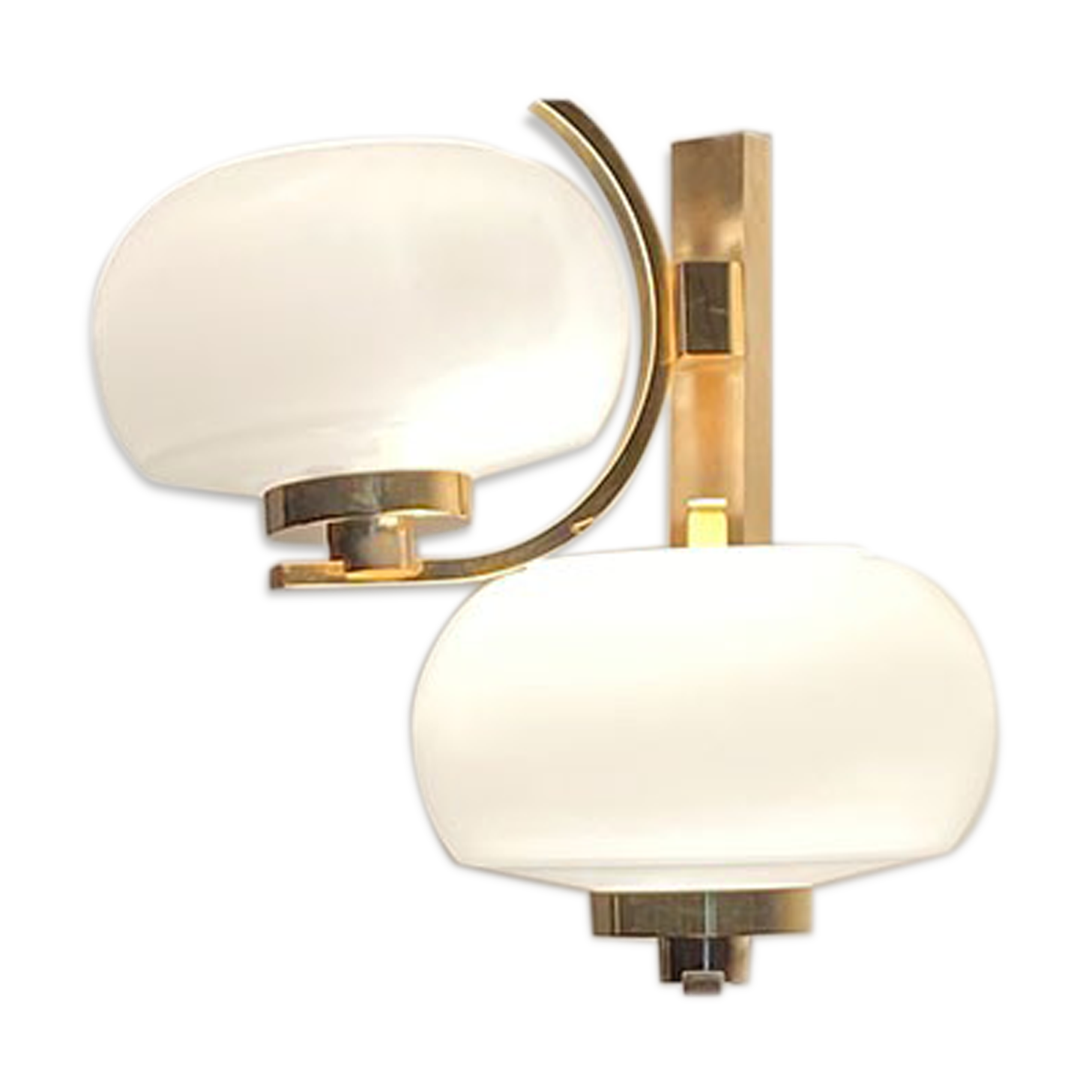 Double fire wall lamp
