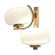 Double fire wall lamp