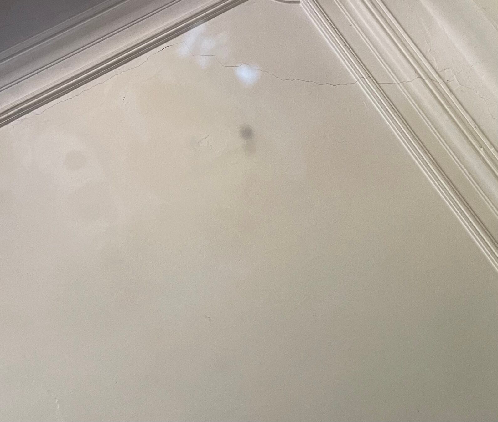 Beveled mirror 40s/50s 44x65cm