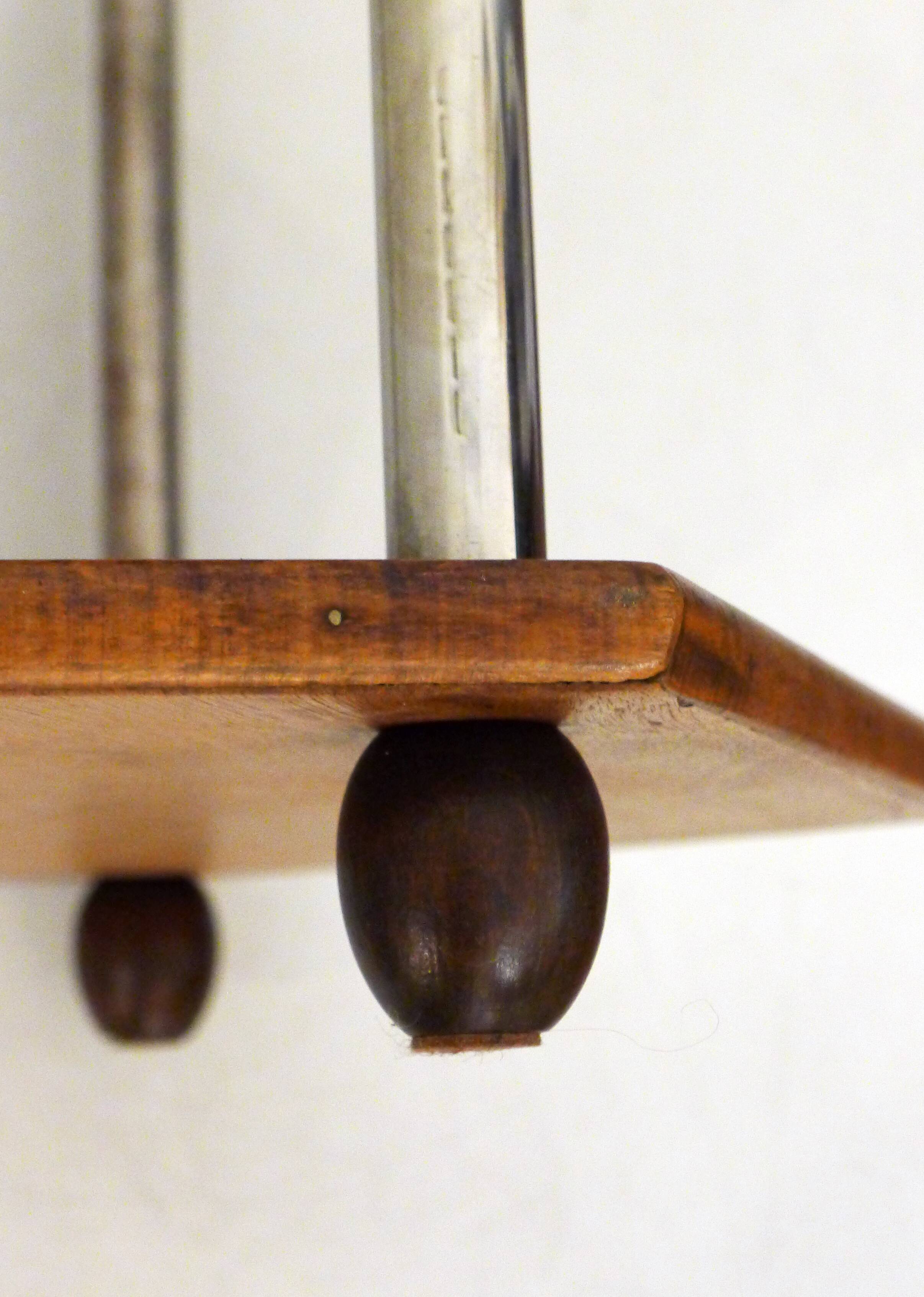 Hexagonal Art Deco pedestal table