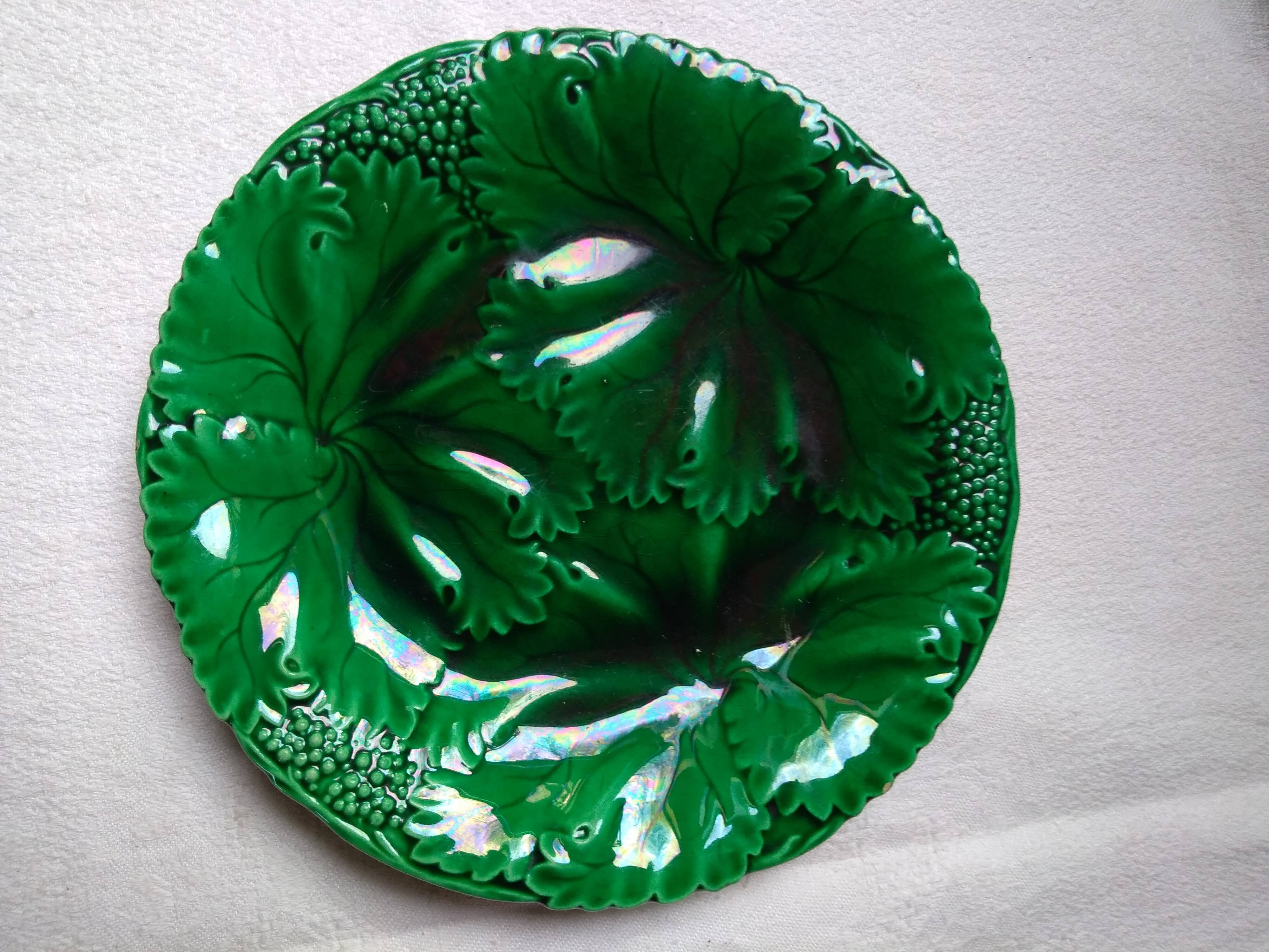 Plate dabbling enamels ombrant