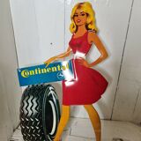 Continental advertising pin up