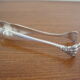 Silver lion's paw sugar clamp (2 punches)