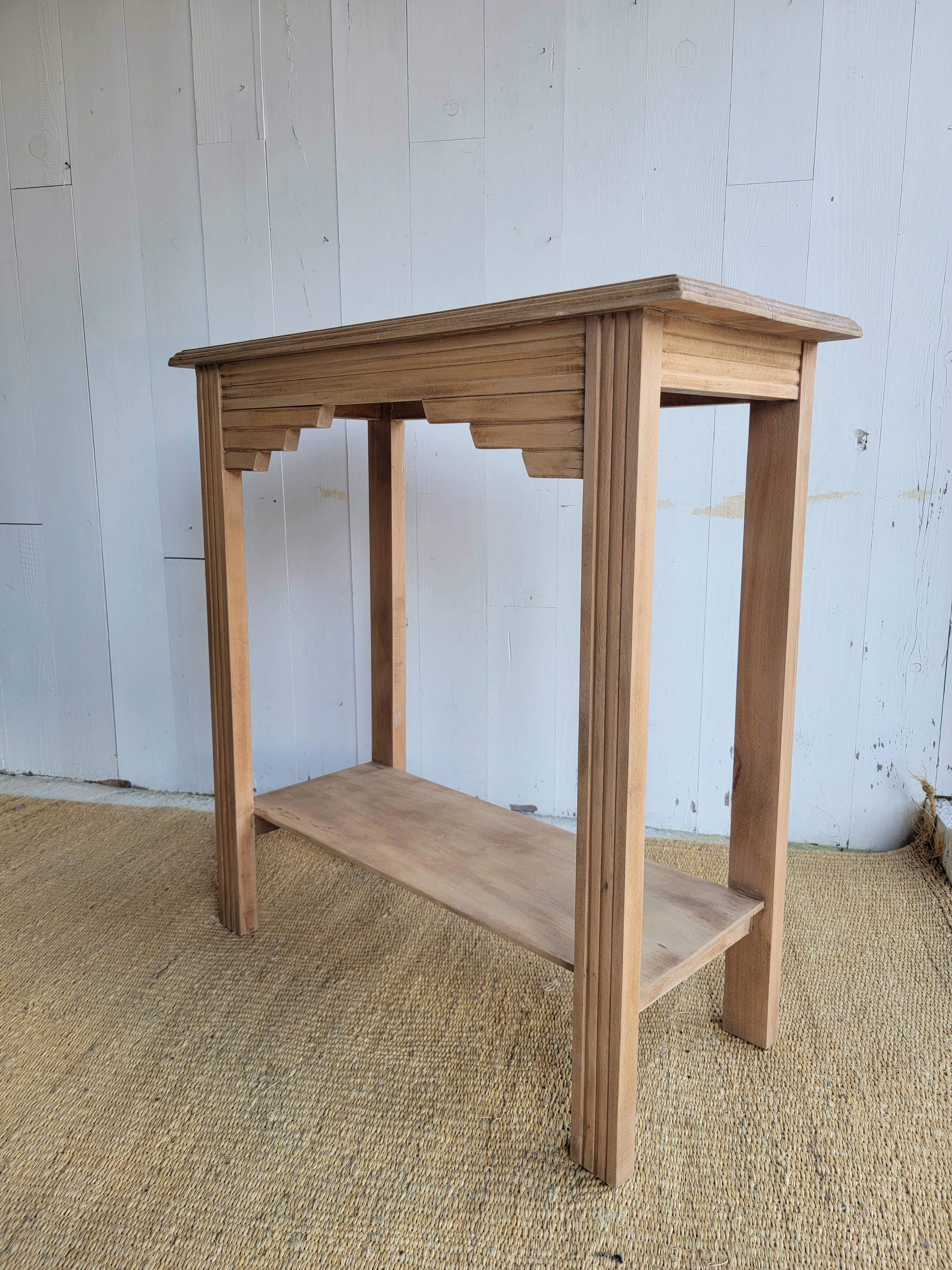 Old wooden console – Art Deco style