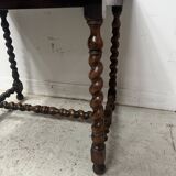 19th-century solid walnut desk.