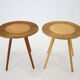1970s Pair of Wooden Side Tables by ULUV, Czechoslovakia
