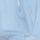 Schneider candle holder in crystal and gilded metal - three lights - 1960s