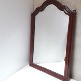Louis Philippe mirror, mahogany, gendarme hat