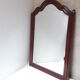 Louis Philippe mirror, mahogany, gendarme hat