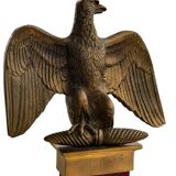 French 1805 Original First Empire pair of “ Napoleonic  Bronze floor lamps