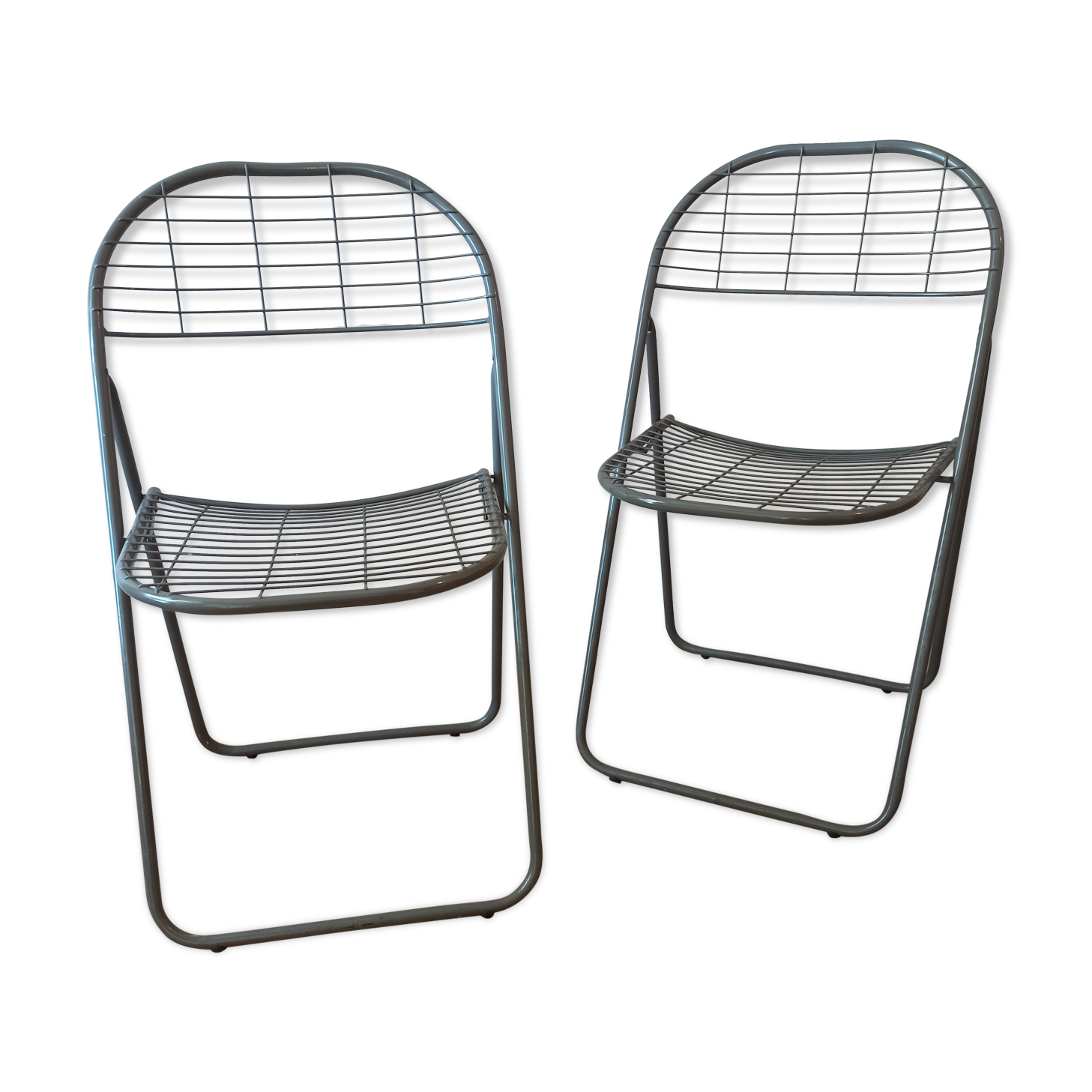 Vintage folding chairs by Niels Gammelgaard