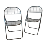 Vintage folding chairs by Niels Gammelgaard