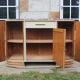 Art Deco sideboard in renovated solid oak – marble top