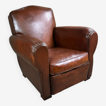 Club armchair leather 30s