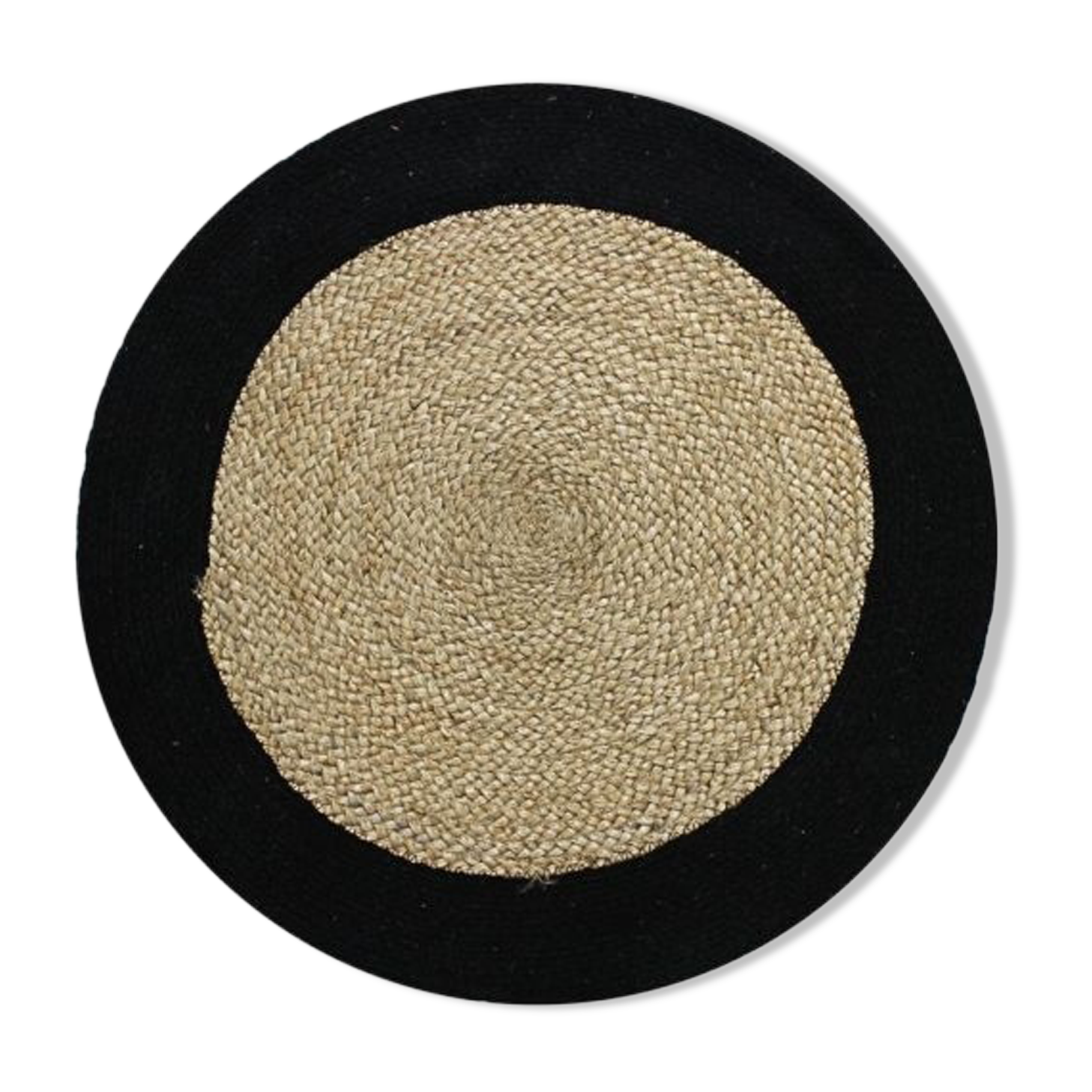 Round carpet in jute 90 cm