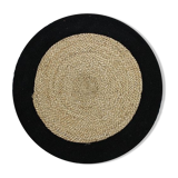 Round carpet in jute 90 cm
