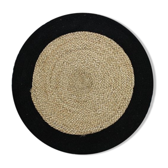 Round carpet in jute 90 cm