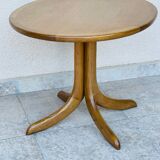Oval teak coffee table