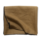 Camel linen tablecloth