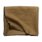 Camel linen tablecloth