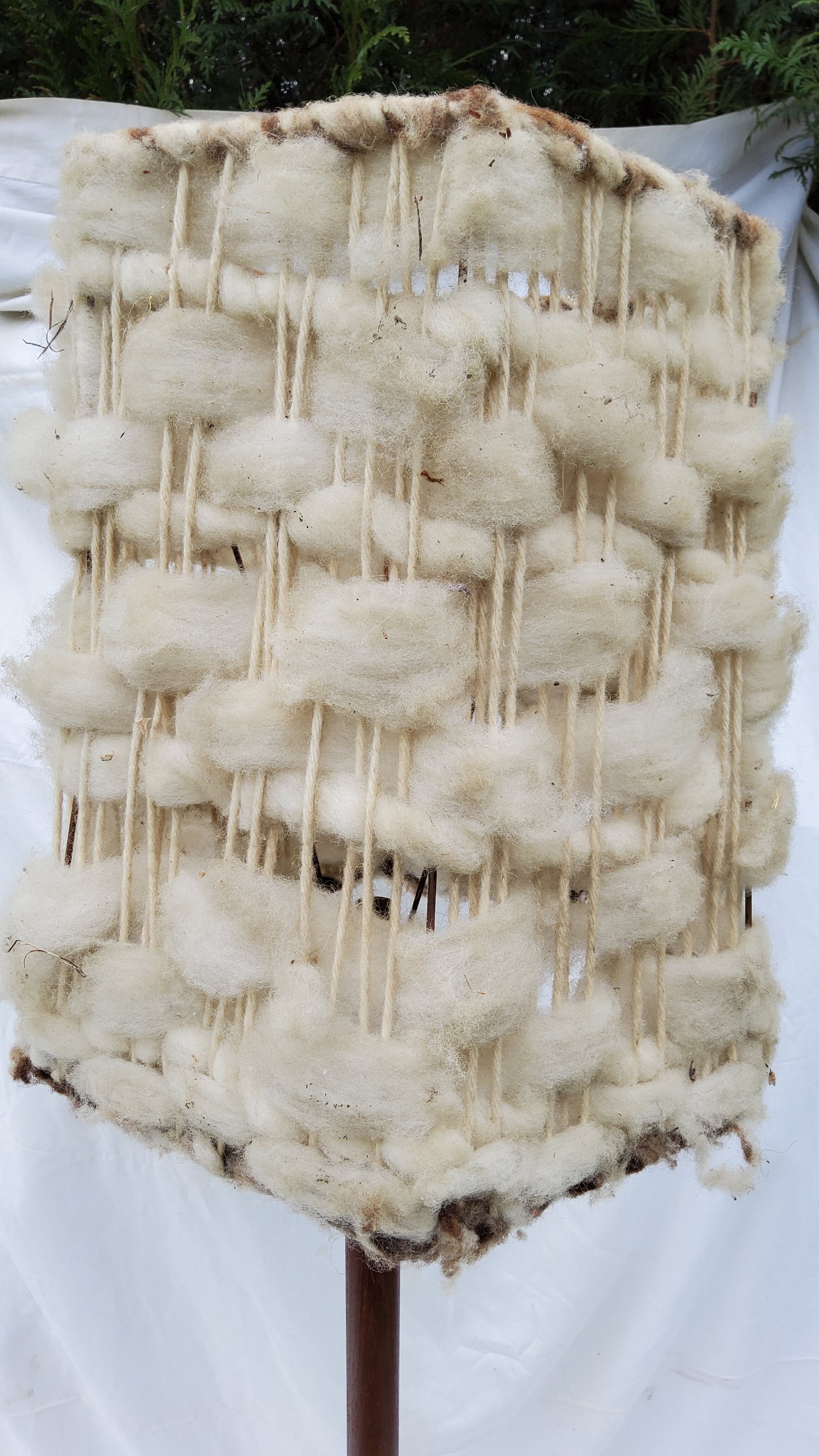 Scandinavian teak lamp from the 1950s