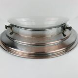 Art Deco opaline glass globe wall light, ceiling light