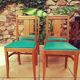 Lot de 4 chaises art déco