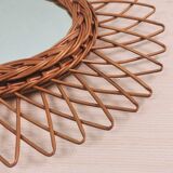 Rattan mirror 40x32cm