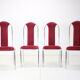 Set of four dining chairs, czechoslovakia,1980s kovobel