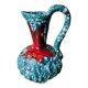 Fat lava vase Vallauris 60s
