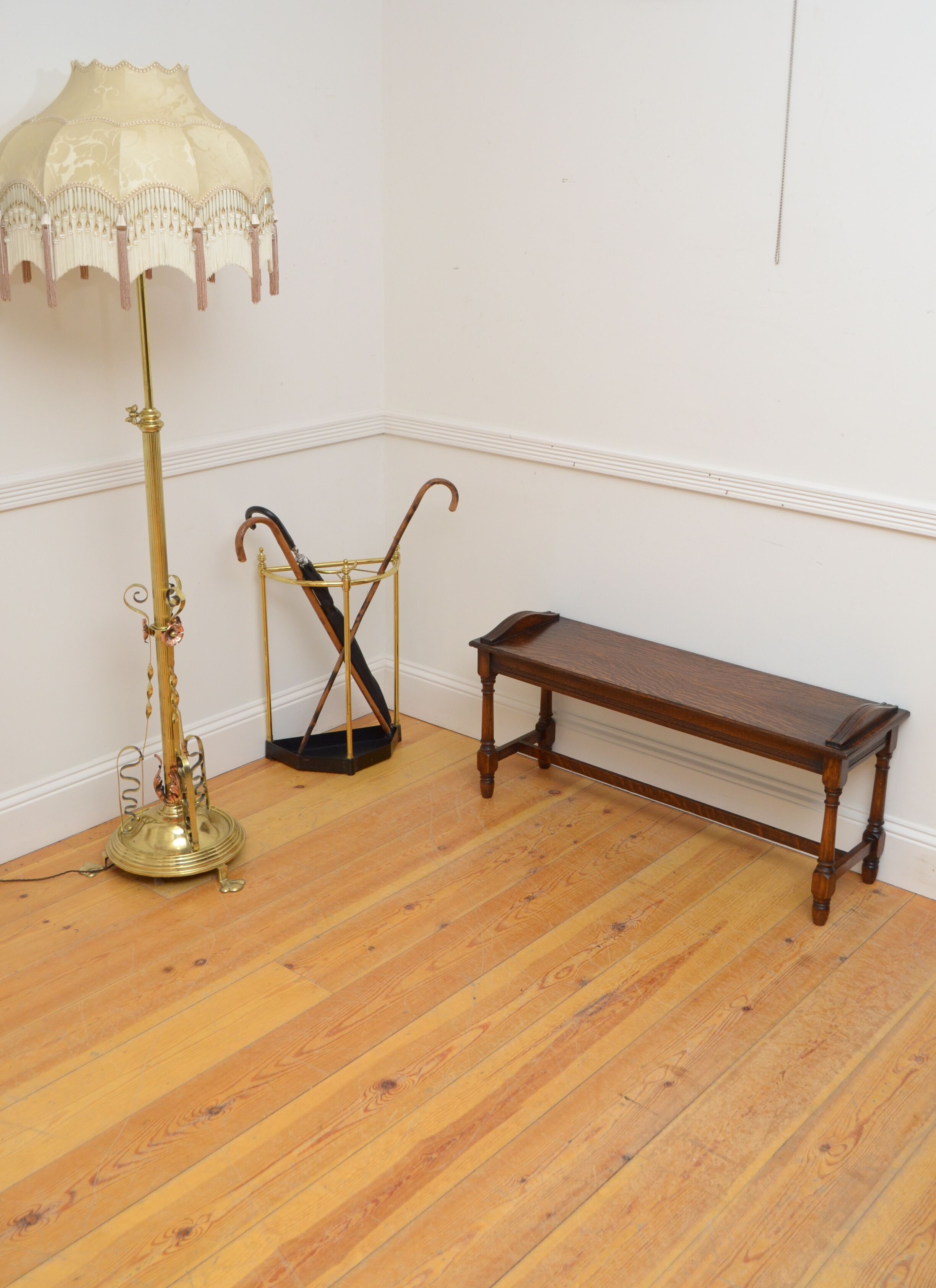 Vintage Brass Umbrella Stand