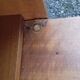 Writing desk, spindle feet