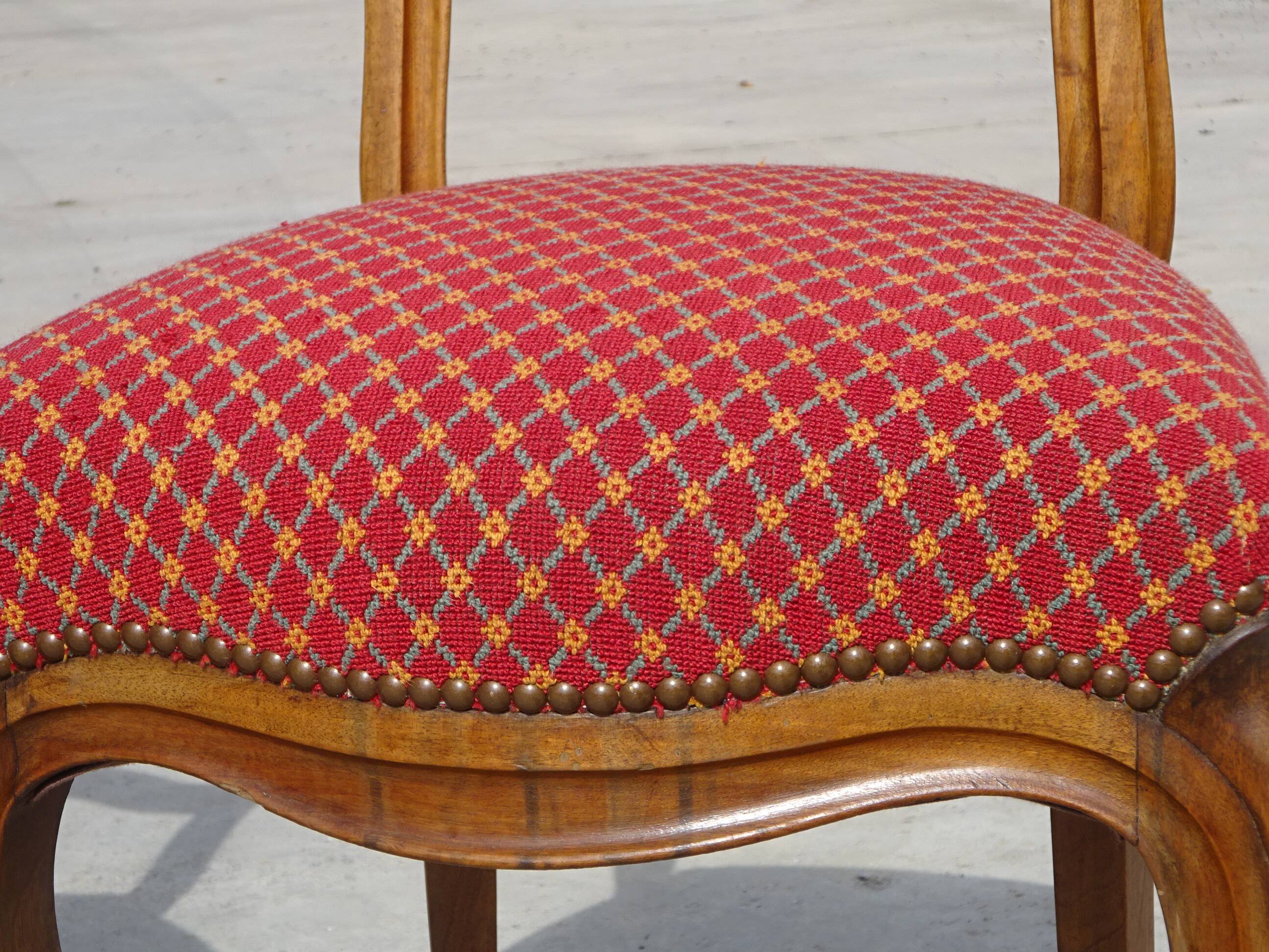 Restored Louis Philippe chairs, set of 2