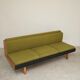 Green folding bench / Sofa  
Drevotvar Czechoslovakia 1960